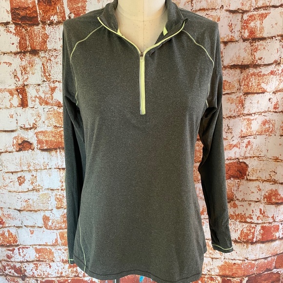 Hind Tops - Hind Quarter Zip Athletic long sleeve shirt large